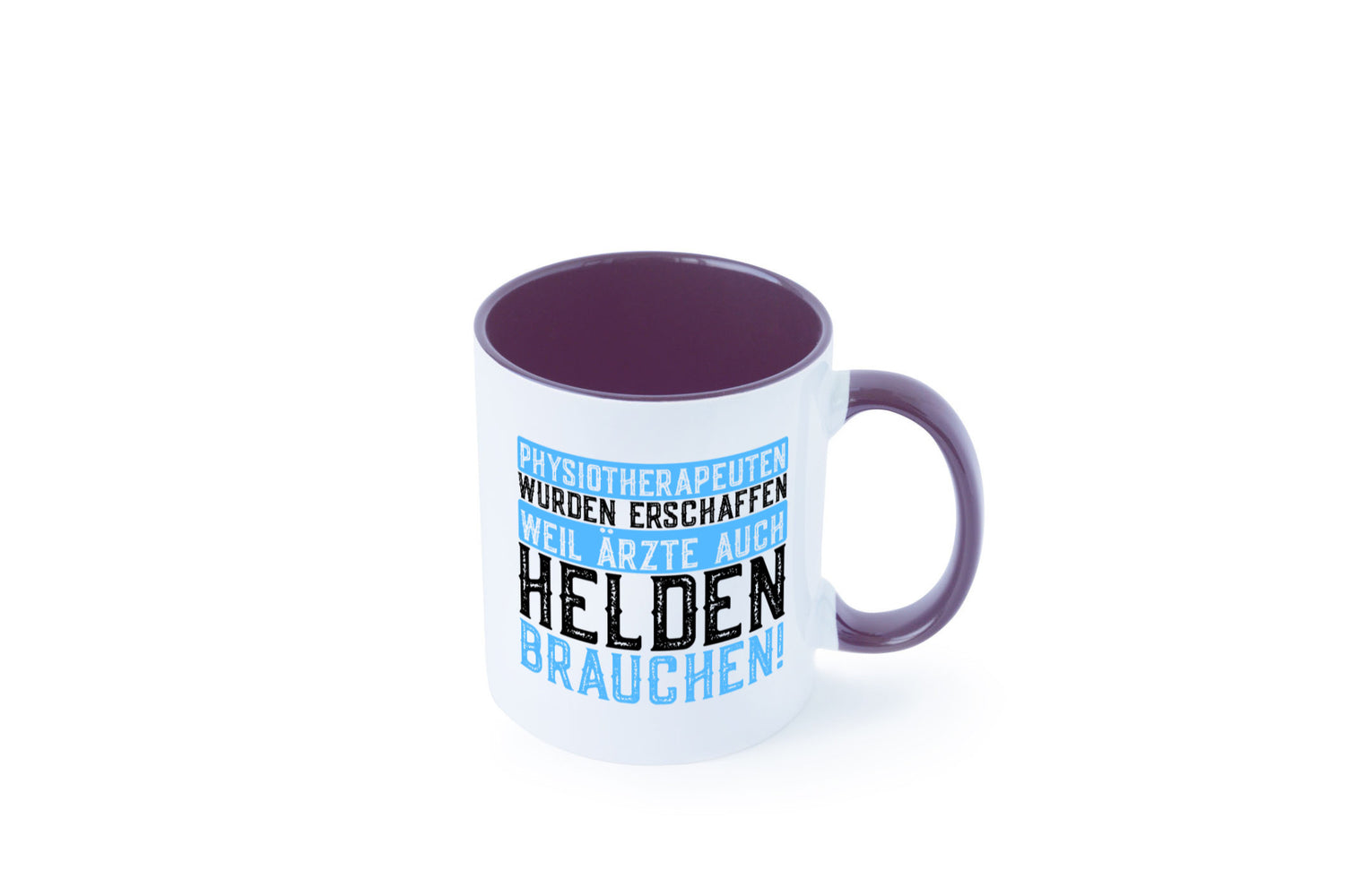 Physiotherapeut | Helden Therapeutin lustiger Spruch Humor Geschenkidee Tasse