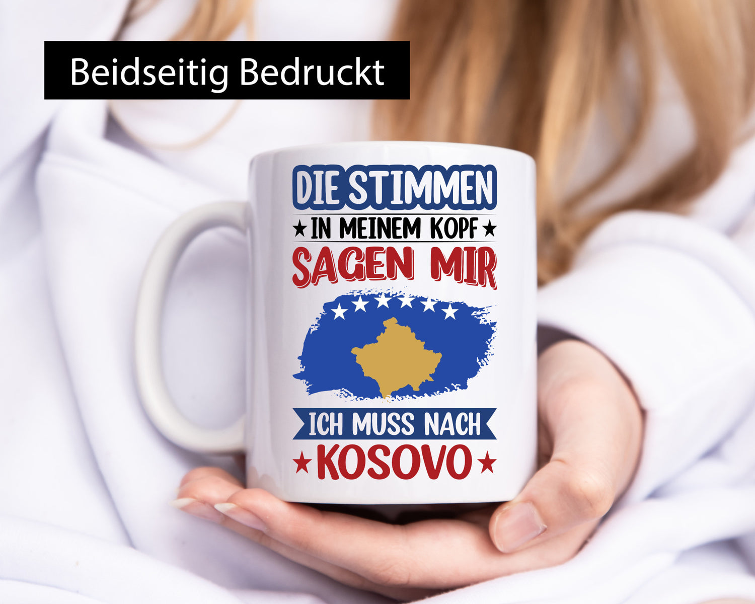 Kosovo | Urlaub Stimmen in meinem Kopf Traumland Geschenk Humor Geschenkidee