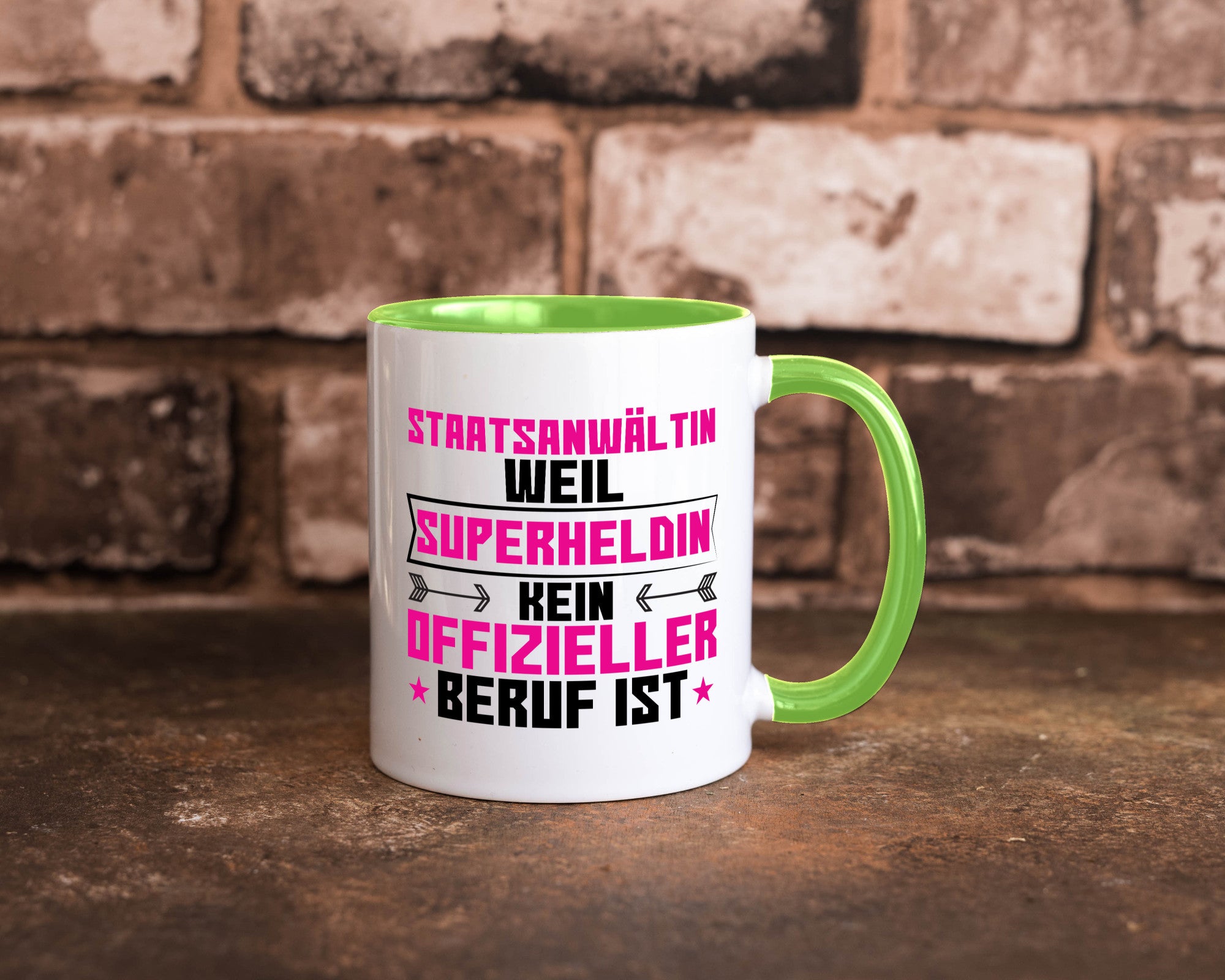 Superheldin Staatsanwältin | Anwältin Humor Geschenkidee Tasse