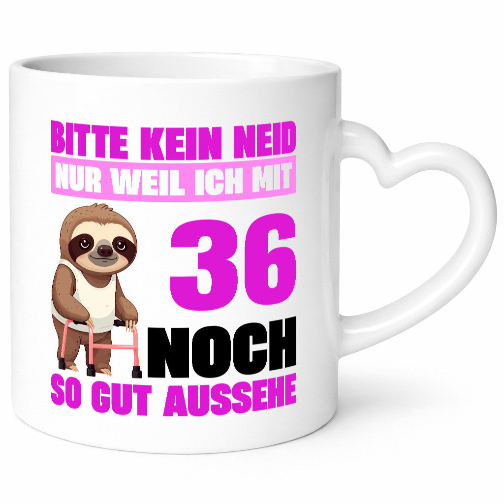 36. Geburtstag | Bitte kein neid Faultier 36 Jahre lustiger Spruch Geschenk