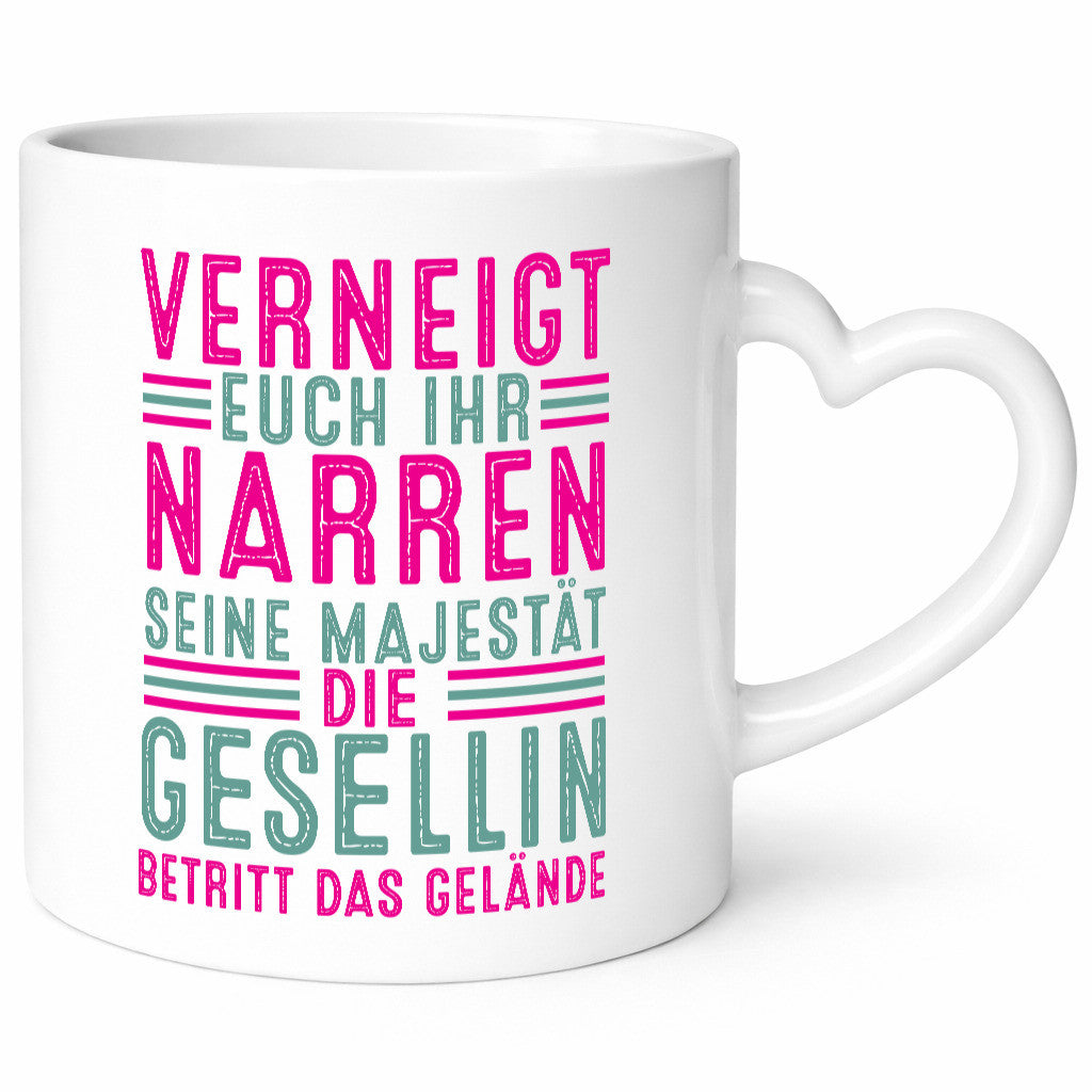 Verneigt euch: Gesellin | Handwerkerinnen v2 lustig Humor Geschenkidee Geschenk