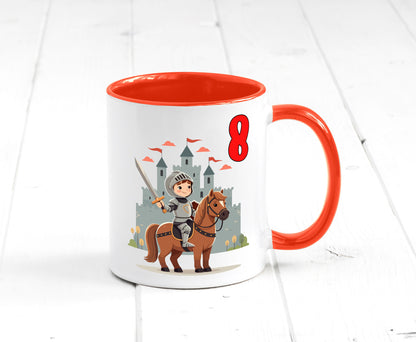 8. Geburtstag | 8 Jahre Ritter Junge Schloss Geschenk Geschenkidee lustiger