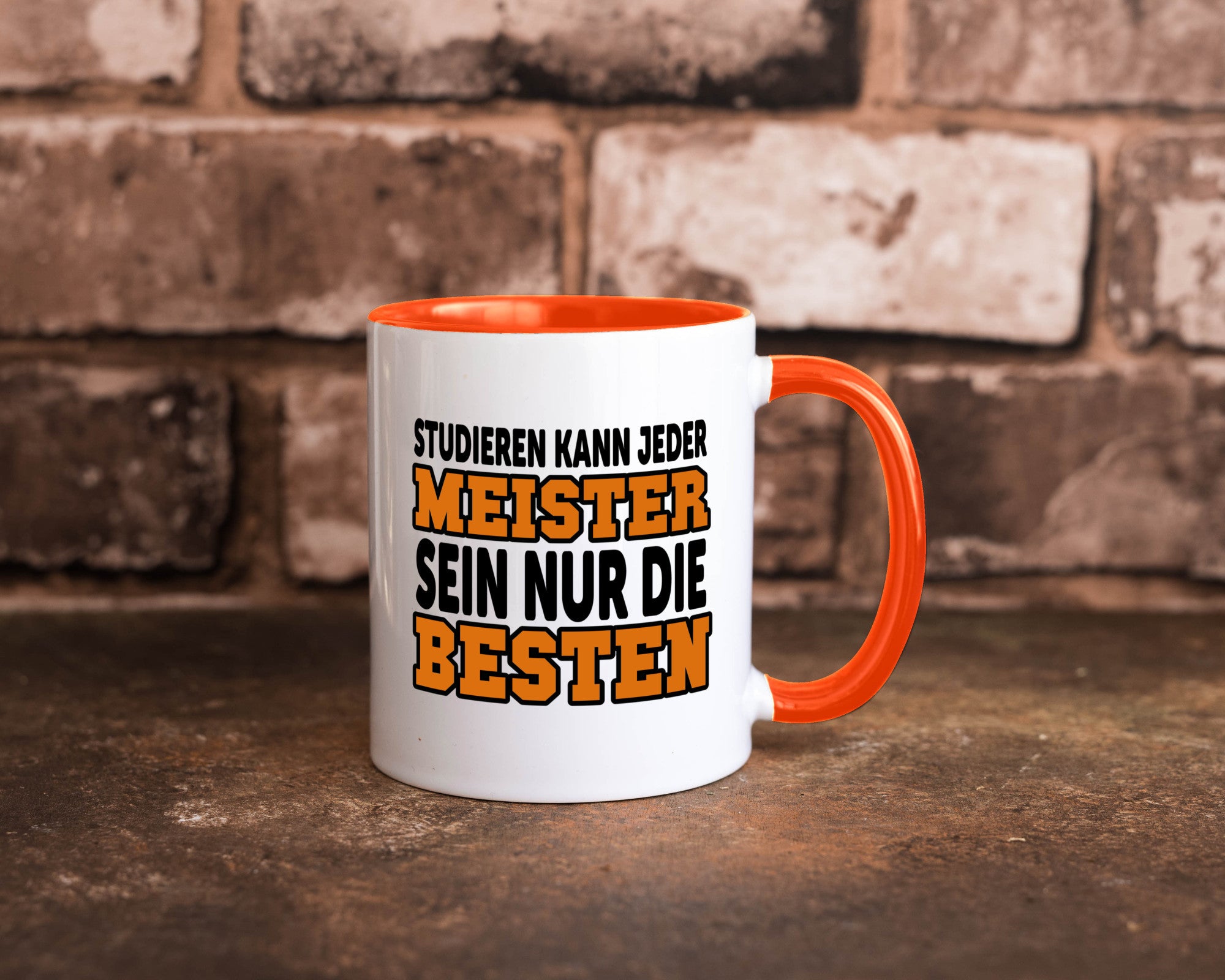 Meister | Handwerker Meisterprüfung Berufsabschluss Humor Arbeit Kollegen Büro