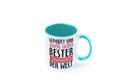 Bester Schwiegervater Geschenk Familie Geschenkidee lustiger Spruch Tasse