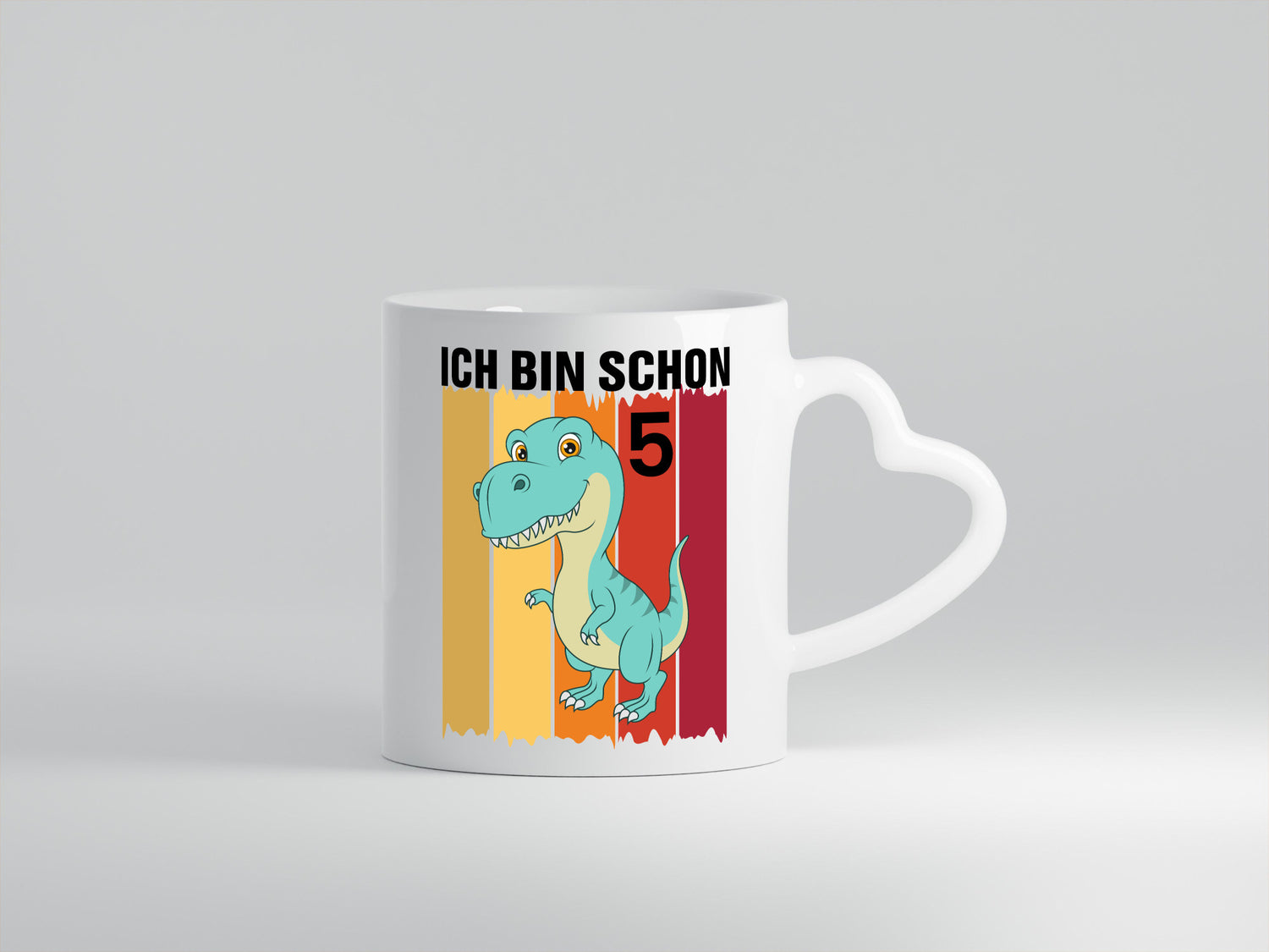 5. Geburtstag | 5 Jahre Dinosaurier Geschenk Geschenkidee lustiger Spruch Tasse