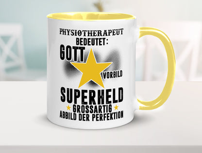 Bedeutung von Physiotherapeut lustiger Spruch Geschenk Humor Geschenkidee Tasse