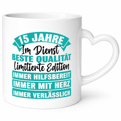 15 Jahre im Dienst | Jubiläum Arbeit lustiger Spruch Geschenk Kollegen Büro