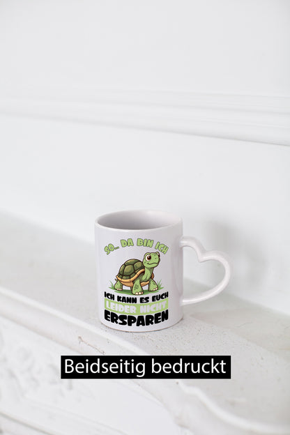 Bin ich kann es euch leider nicht ersparen | Schildkröte lustig Humor