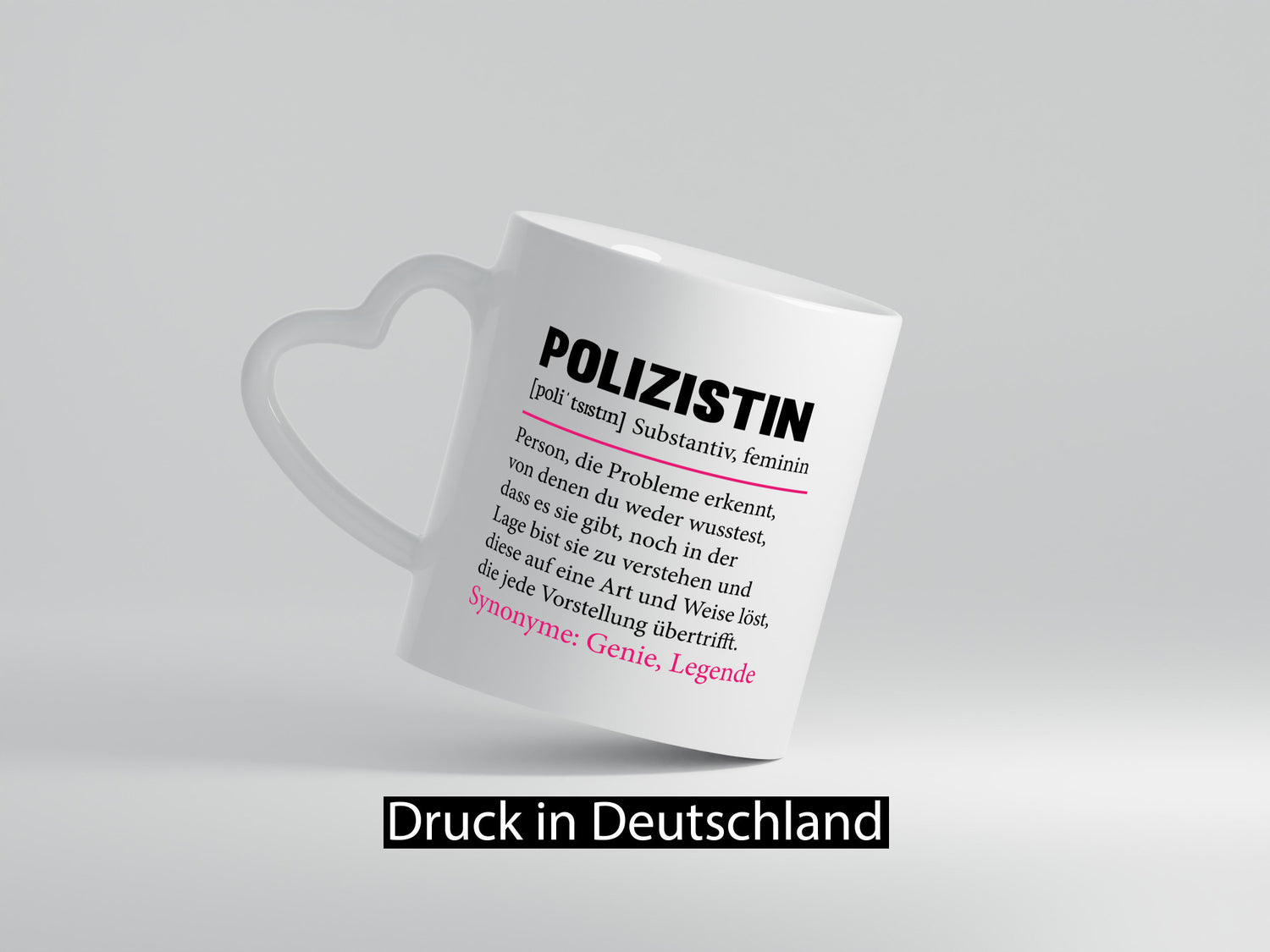 Polizistin | Spruch Beruf Polizei| lustig v2 Geschenk Arbeit Kollegen Büro