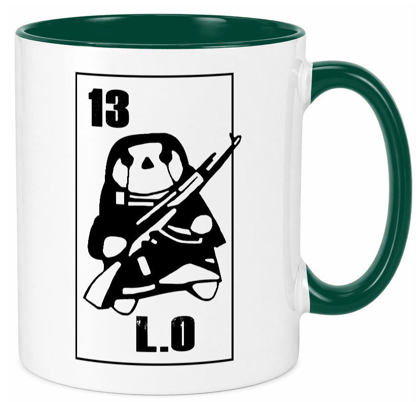 13 L.O lustiger Spruch Geschenk Humor Geschenkidee Tasse