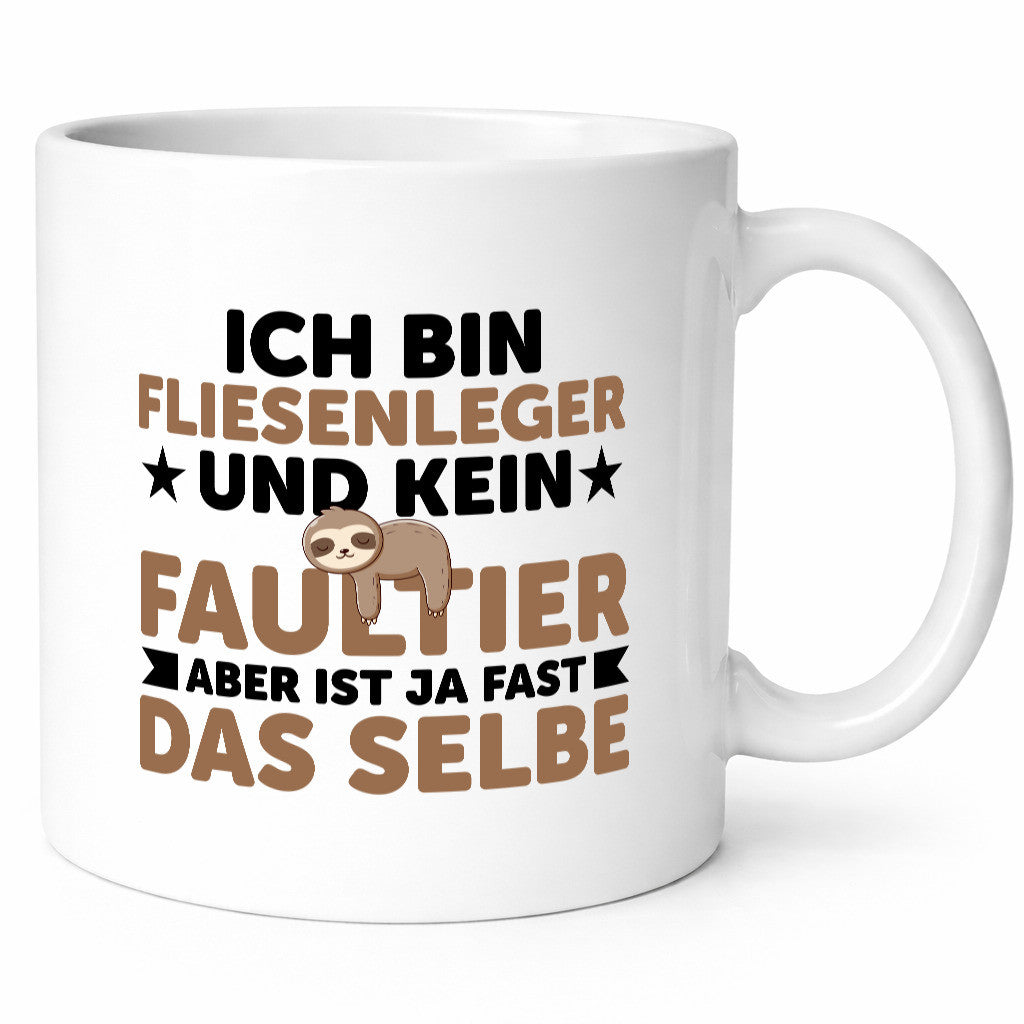 Ich bin kein Faultier: Fliesenleger | Fliesenlegen Bau lustiger Spruch Geschenk