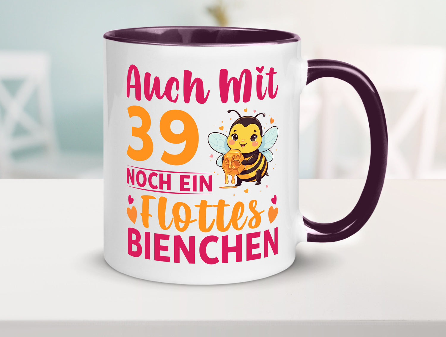 39. Geburtstag | Flottes Bienchen 39 Jahre lustiger Spruch Geschenk