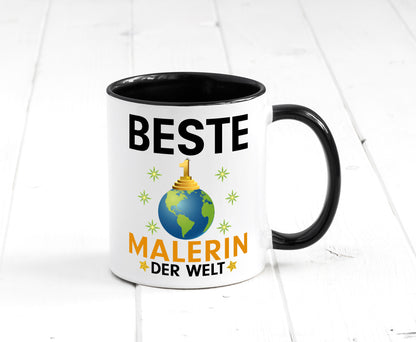Welt Bester Malerin | Malerinnen Geschenk Humor Geschenkidee lustiger Spruch