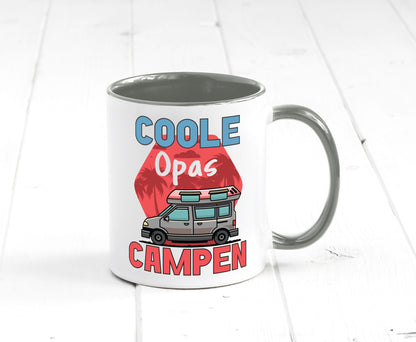 Coole Opas campen | Campingwagen Palmen Geschenk Familie Geschenkidee lustiger