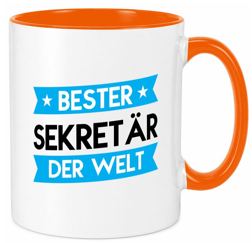 Bester Sekretär | Büro Geschenkidee Arbeit Kollegen Humor Tasse