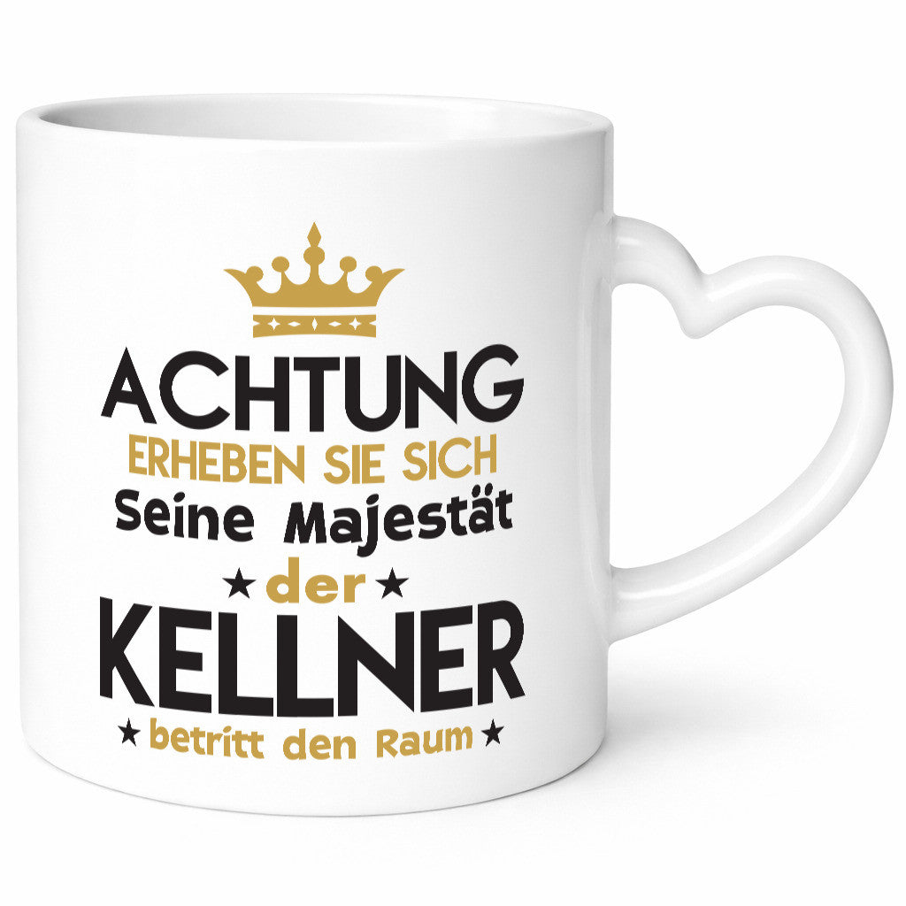 Seine Majestät Kellner | kellnern Bedienung Humor Geschenkidee Tasse