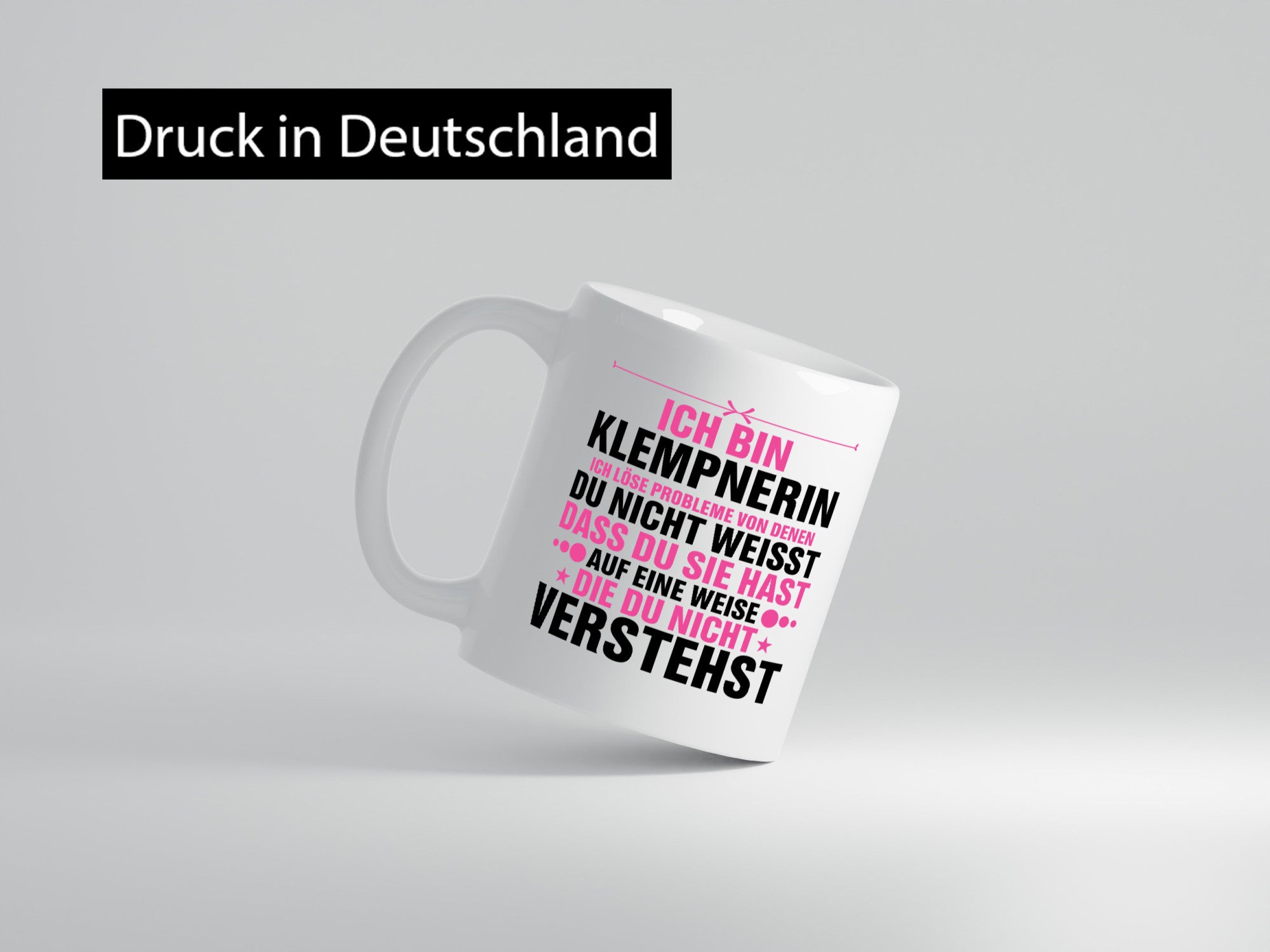 Löse Probleme: Klempnerin | Klempnerinnen v2 lustiger Spruch Geschenk Humor