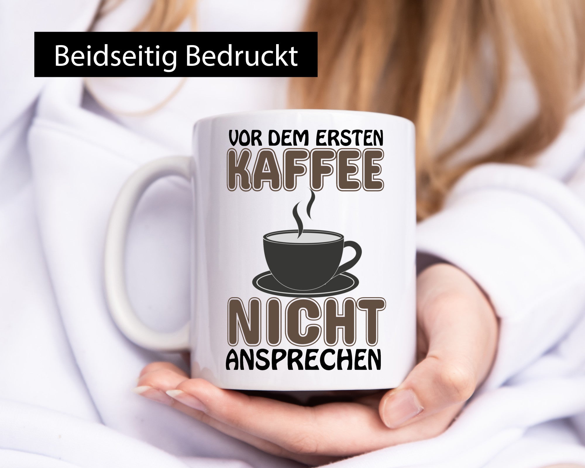 Nicht ansprechen lustiger Spruch Geschenk Humor Geschenkidee Tasse