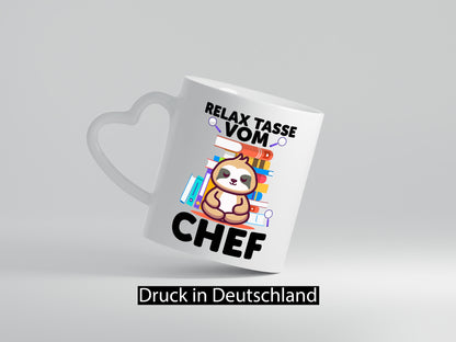 Relax Tasse: Chef | Führungskraft Vorgesetzter lustiger Spruch Geschenk Arbeit