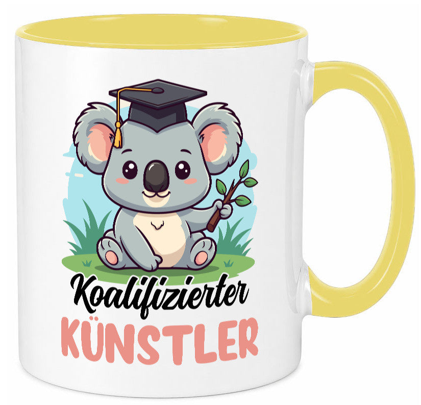 Koalifizierter Künstler | Kunst Humor Geschenkidee Tasse