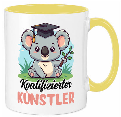 Koalifizierter Künstler | Kunst Humor Geschenkidee Tasse