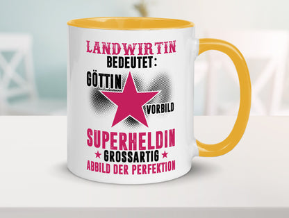 Bedeutung von Landwirtin| Bäuerin | Landwirtschaft lustig Humor Geschenkidee