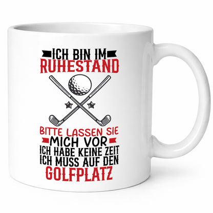 Rentner | Golf spielen Golfplatz Ruhestand genießen lustig Jubiläum Geschenk