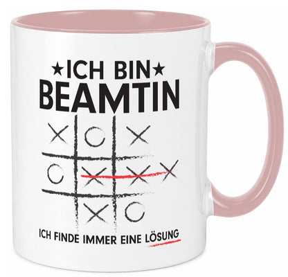 Lösung finden: Beamtin | Verbeamtung Dienst v2 lustiger Spruch Geschenk Humor Tasse