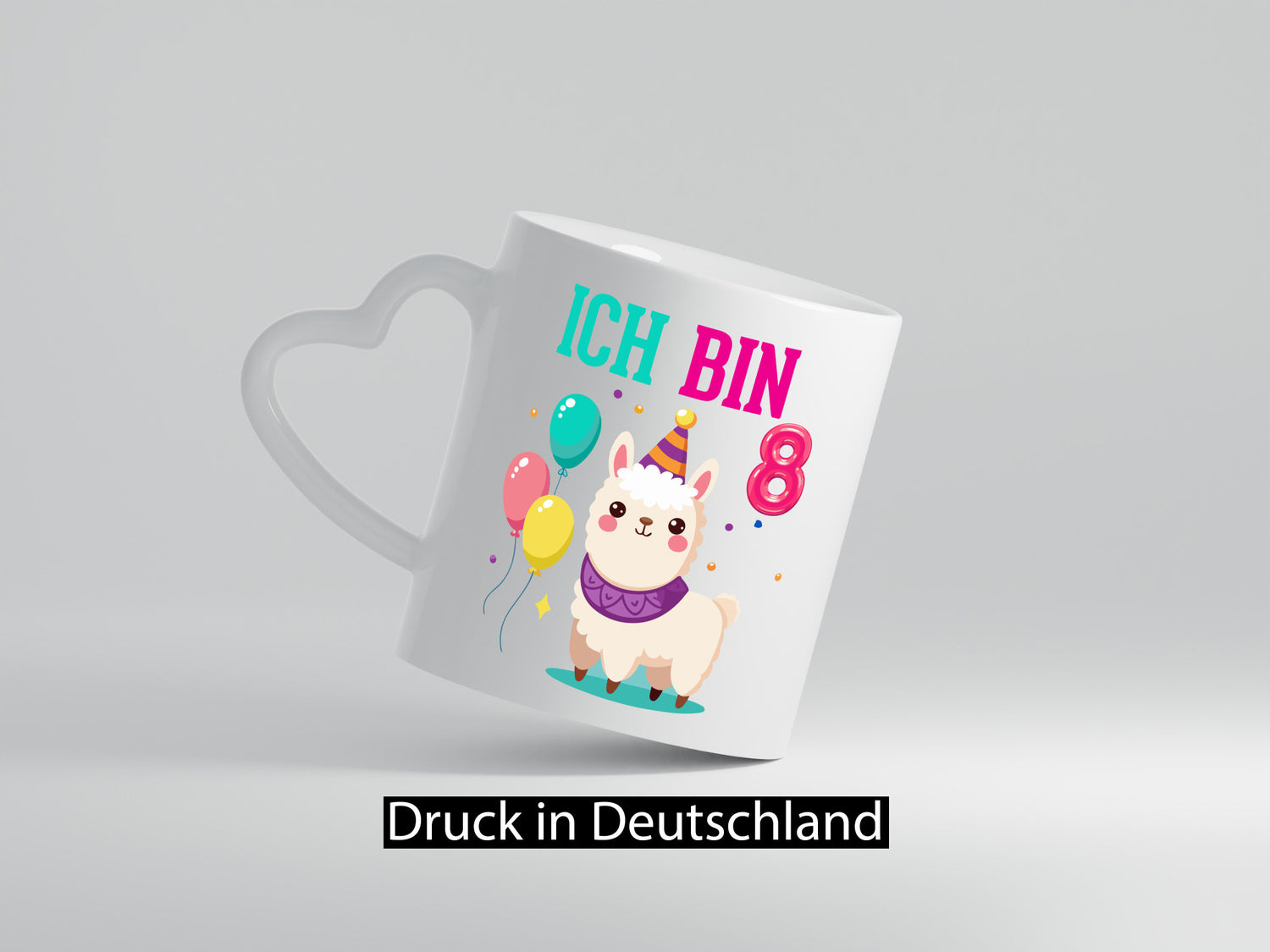 8. Geburtstag | 8 Jahre Lama Alpaka Humor Geschenkidee Tasse