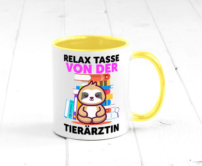Relax Tasse: Tierärztin | Mediziner Tiermedizin Humor Tierliebhaber