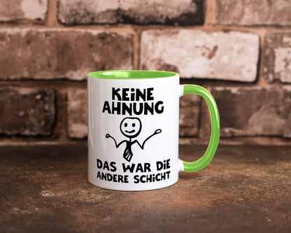 Das war die andere Schicht | Arbeit Mitarbeiter lustiger Spruch Geschenk
