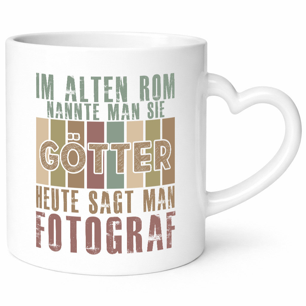 Heute sagt man: Fotograf | Fotografie Kamera Humor Geschenkidee Tasse