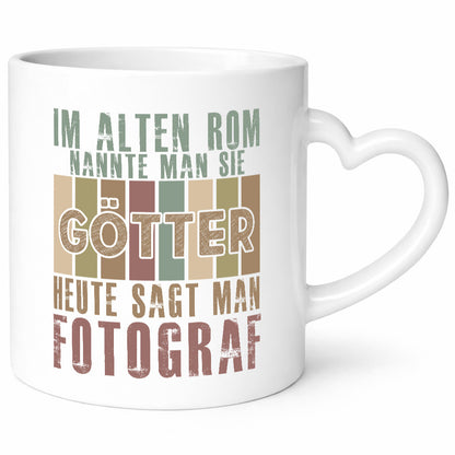 Heute sagt man: Fotograf | Fotografie Kamera Humor Geschenkidee Tasse