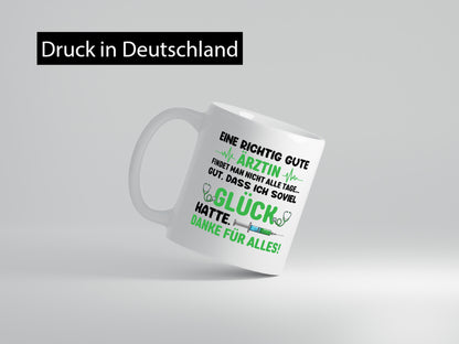 Dankeschön für Ärztin | Arzt Tasse Danke Alles vl1 Geschenkidee Humor