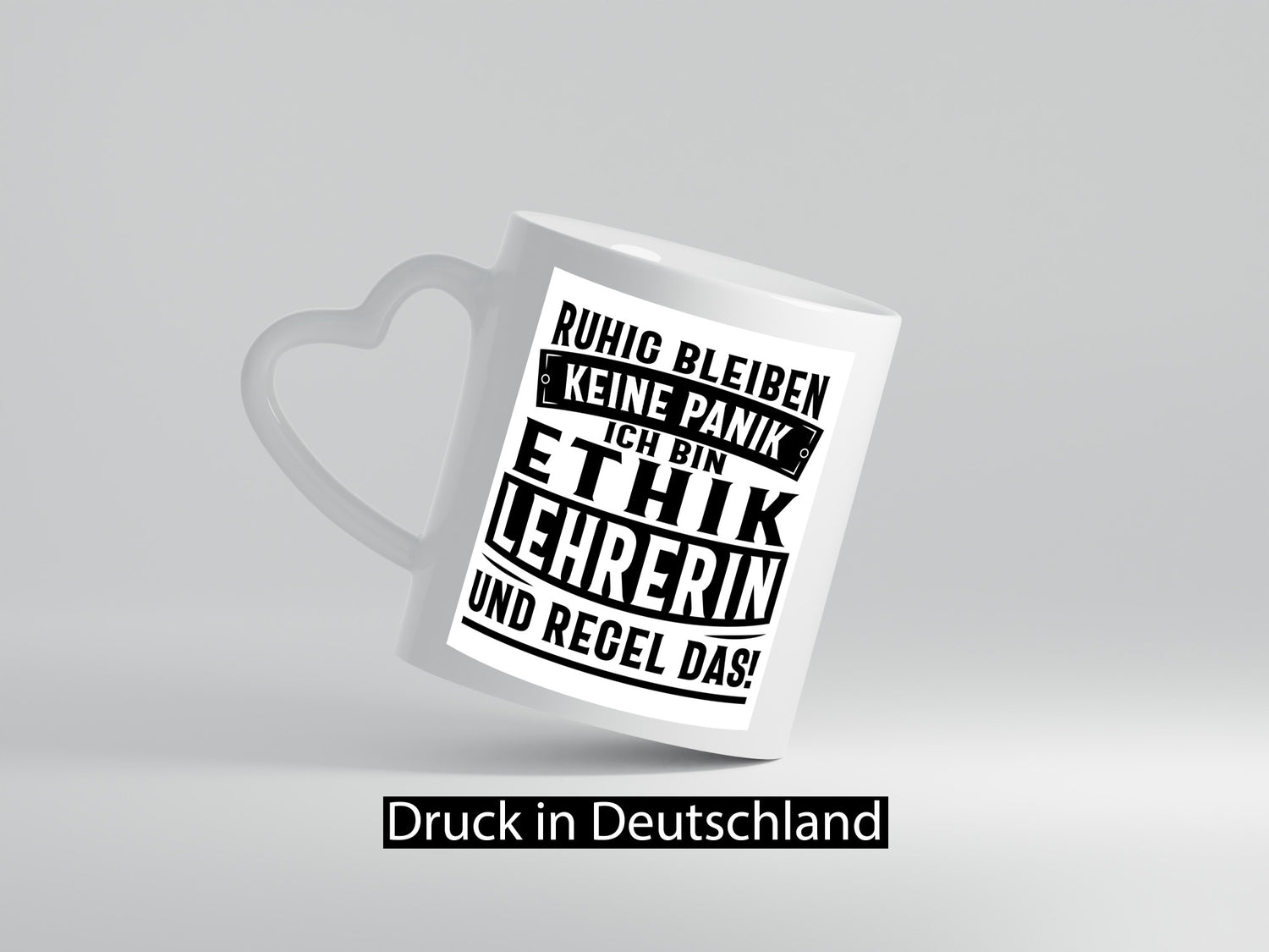 Ethik Lehrerin regelt das Geschenk Humor Geschenkidee lustiger Spruch Tasse