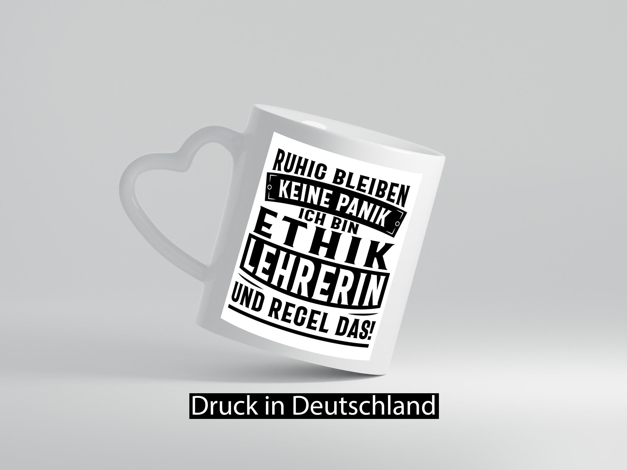 Ethik Lehrerin regelt das Geschenk Humor Geschenkidee lustiger Spruch Tasse