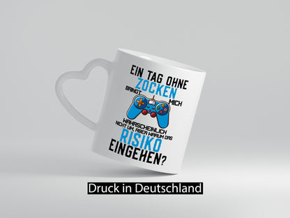 Ein Tag ohne Zocken | Zocker Gamer Computerspiele lustig Humor Geschenkidee