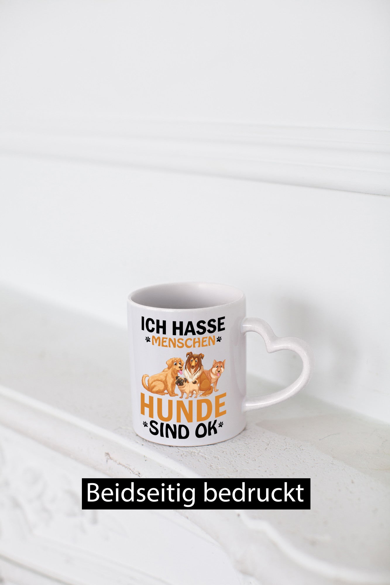 Ich liebe Hunde Geschenkidee Tierliebhaber Humor Tasse