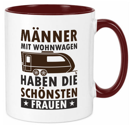 Männer mit Wohnwagen | Schönste Frauen Camping v2 lustig Humor Geschenkidee Tasse