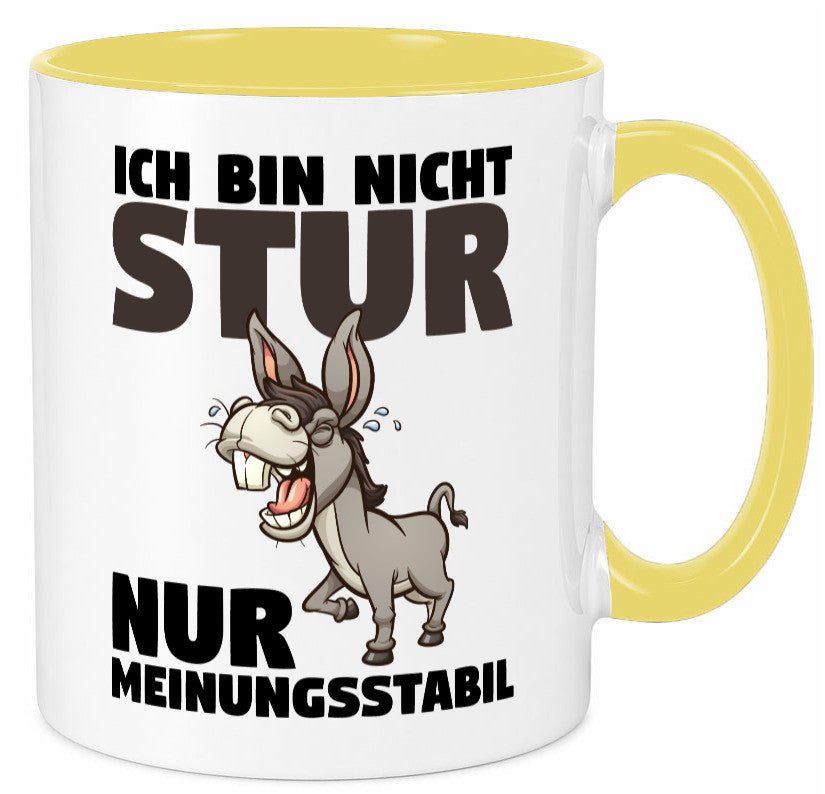 Sturer Esel | Sturkopf Tasse Dickkopf Spruch Humor lustiger Geschenk