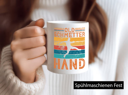 Old Schmetter Hand | Tennis Spieler Sport v2 Geschenkidee Humor Tasse