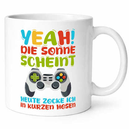 Sommer | in Kurze Hosen Zocken Zocker Gamer lustig Humor Geschenkidee Geschenk