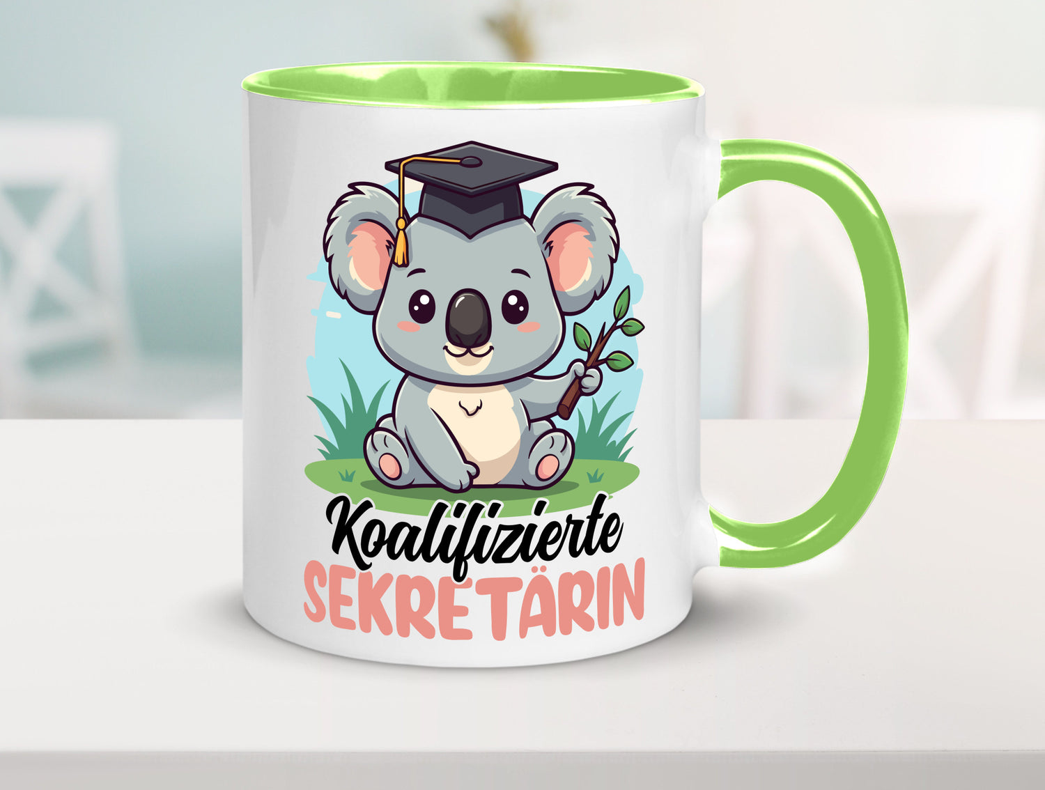 Koalifizierte Sekretärin | Büro Geschenkidee Arbeit Kollegen Humor Tasse