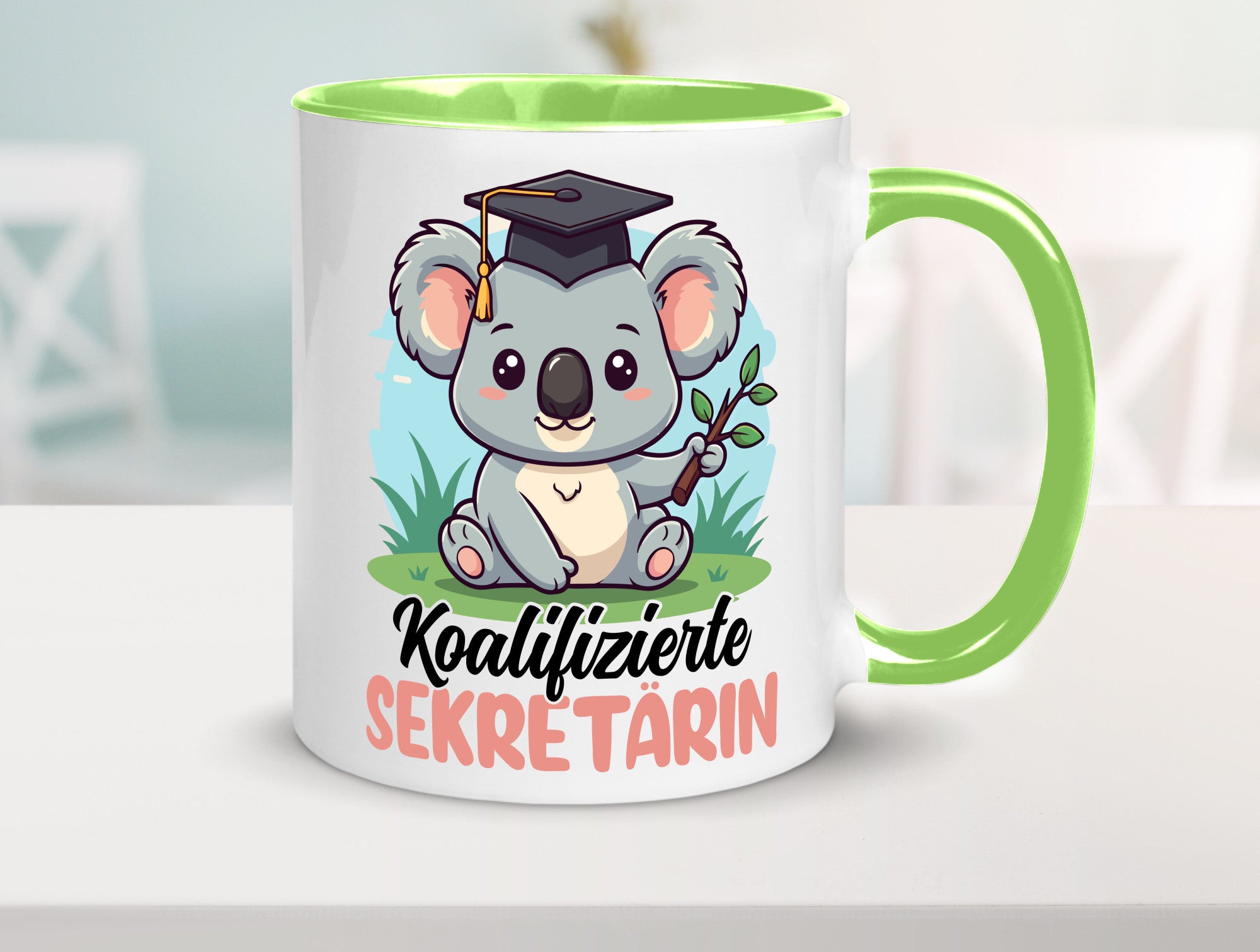 Koalifizierte Sekretärin | Büro Geschenkidee Arbeit Kollegen Humor Tasse