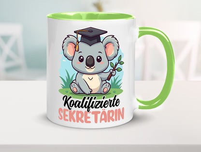Koalifizierte Sekretärin | Büro Geschenkidee Arbeit Kollegen Humor Tasse