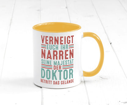 Verneigt euch: Doktor | Doktorand Doktortitel v2 Geschenk Humor Geschenkidee