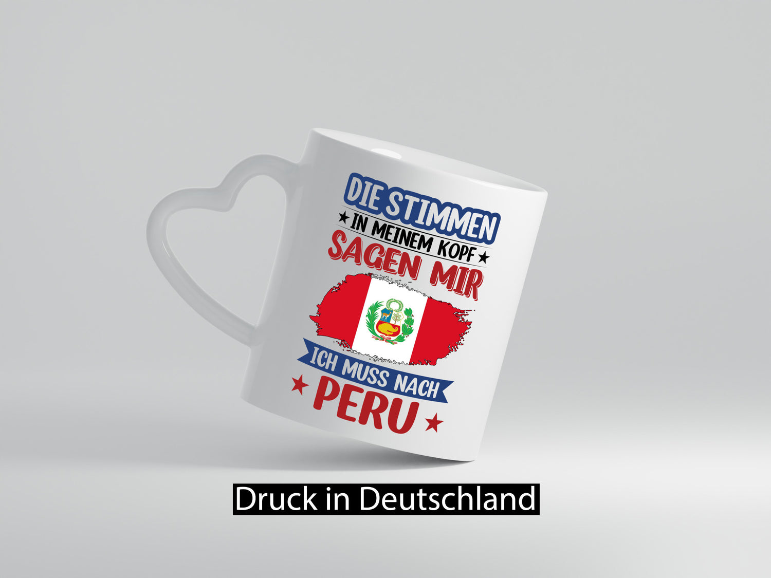 Peru | Urlaub Stimmen in meinem Kopf Traumland v2 lustiger Spruch Geschenk