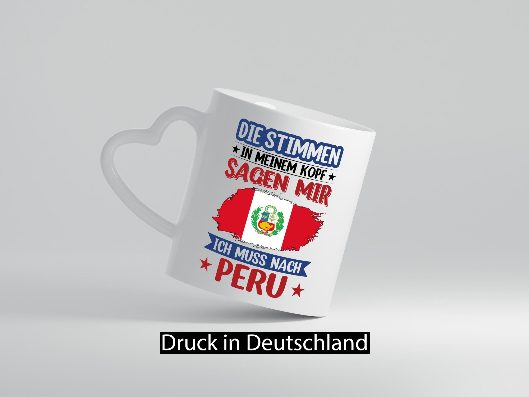 Peru | Urlaub Stimmen in meinem Kopf Traumland v2 lustiger Spruch Geschenk