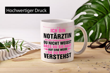 Löse Probleme: Notärztin | Ärztin v2 lustiger Spruch Geschenk Humor
