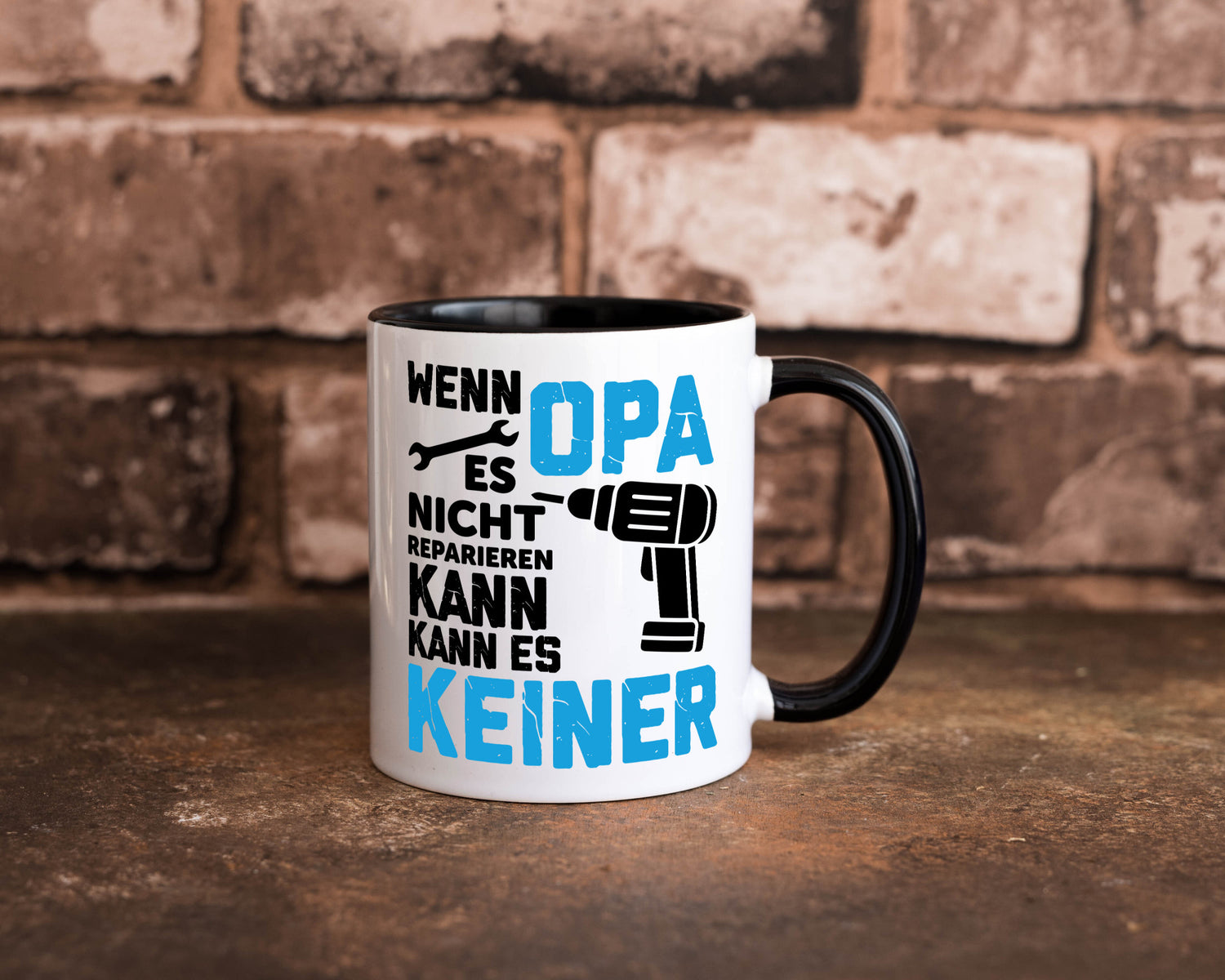Wenn opa es nicht Reparieren kann | für alles Geschenkidee Familie Humor Tasse